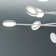 Arbor 20-Light LED Sputnik Modern Linear Chandelier
