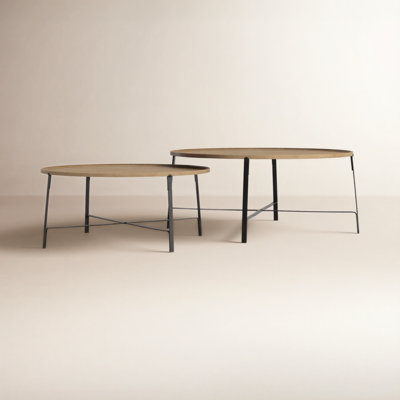 Minori Solid Wood Nesting Coffee Table