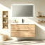 Ensemble de meuble-lavabo flottant 24 po à cuve simple avec lavabo noir 24 po Evita-1440002128-1440002130-1440002131