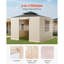 VEVOR Polyethylene Plastic Replacement Canopy for Gazebo