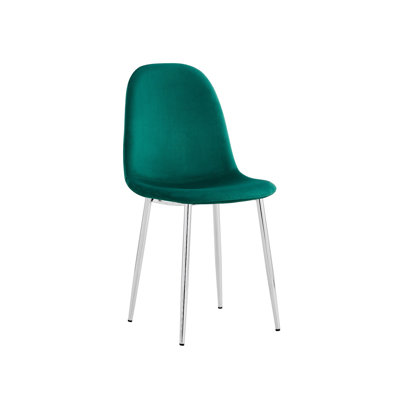 48'' H Tufted Velvet Upholstered Side Chair