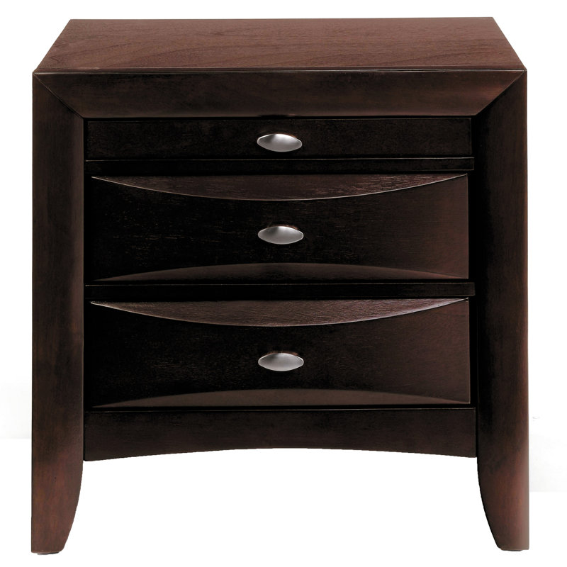 2 tables de chevet pour la chambre à coucher - pratique et avant-gardiste avec un grand espace de rangement et 2 tiroirs