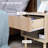 Bedroom Nightstand Set of 2, Side Table with Storage Shelf, Drawer