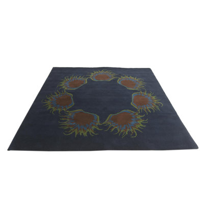 Tapis bleu marine rectangulaire 7 pi Pineland
