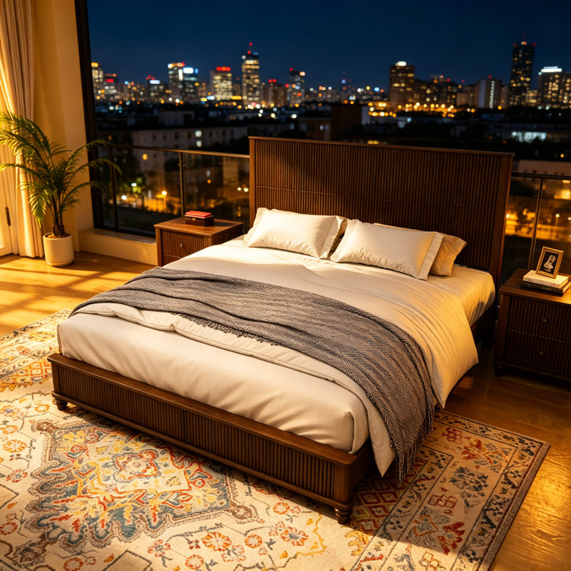 Solid Wood Bed Frame