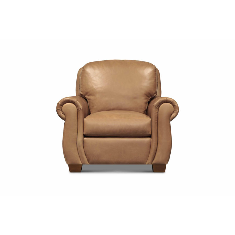 Rafael Leather Armchair, Dark Cloud (Legends), Espresso