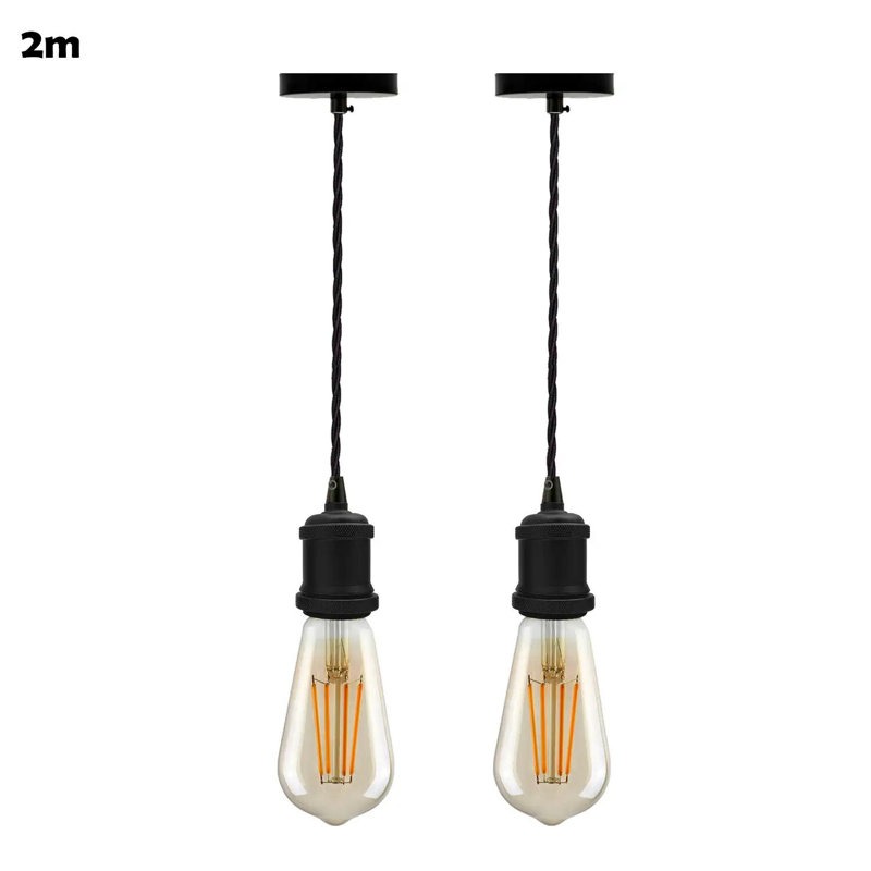 Annahy 2 - Light Black Single Pendant
