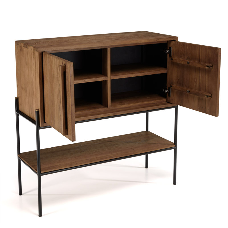 Aalayna 99cm Solid Wood Sideboard