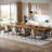 Levontae 70'' Dining Table for 6-8 with Metal Base