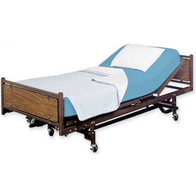 Hospital Bed Sheets Set, 100% Cotton 200 TC 3 PC Twin XL Sheets. Quality, Soft, Hypoallergenic Standard Sheets, Include TXL Fitted sheet, Flat Sheet,