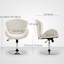 Chaise de bureau, chaise de bureau pivotante avec siège large, dossier papillon-305963508