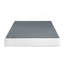 Structure de base en métal 1pc Eastern King Mattress Foundation avec housse en tissu texturé-355404664