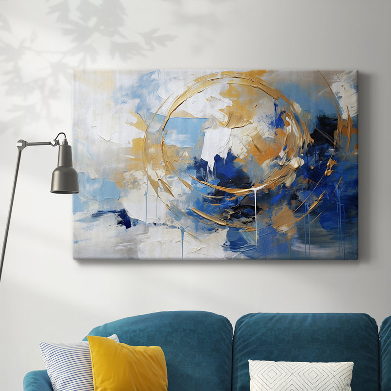 Série de paysages abstraits Cxxxl, H 18 po x l 27 po
