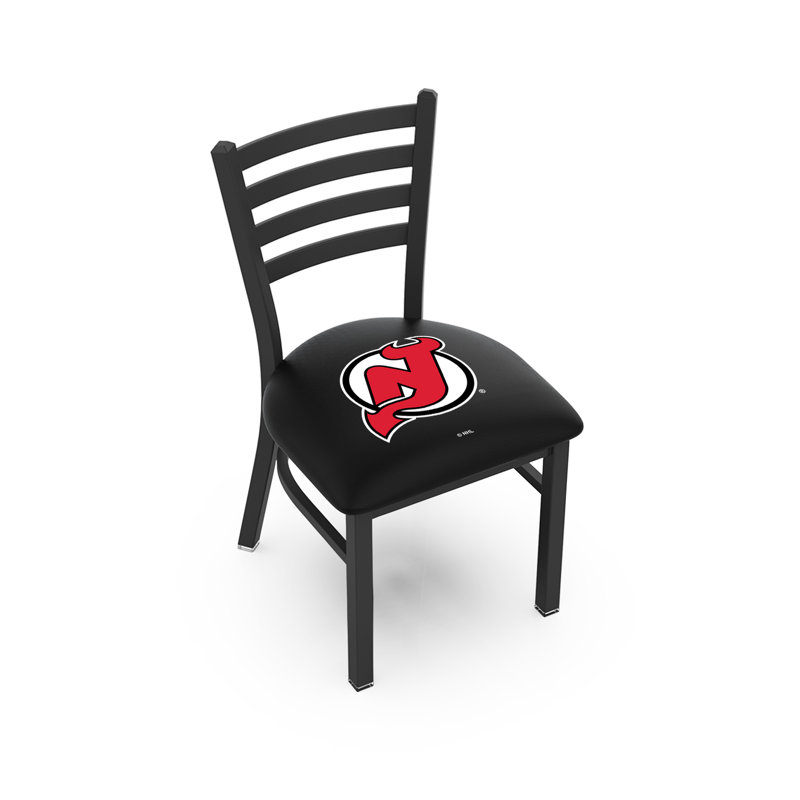 Upholstered Metal Side Chair, New Jersey Devils