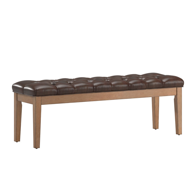 Banc en bois Dukinfield, Brun, Naturel