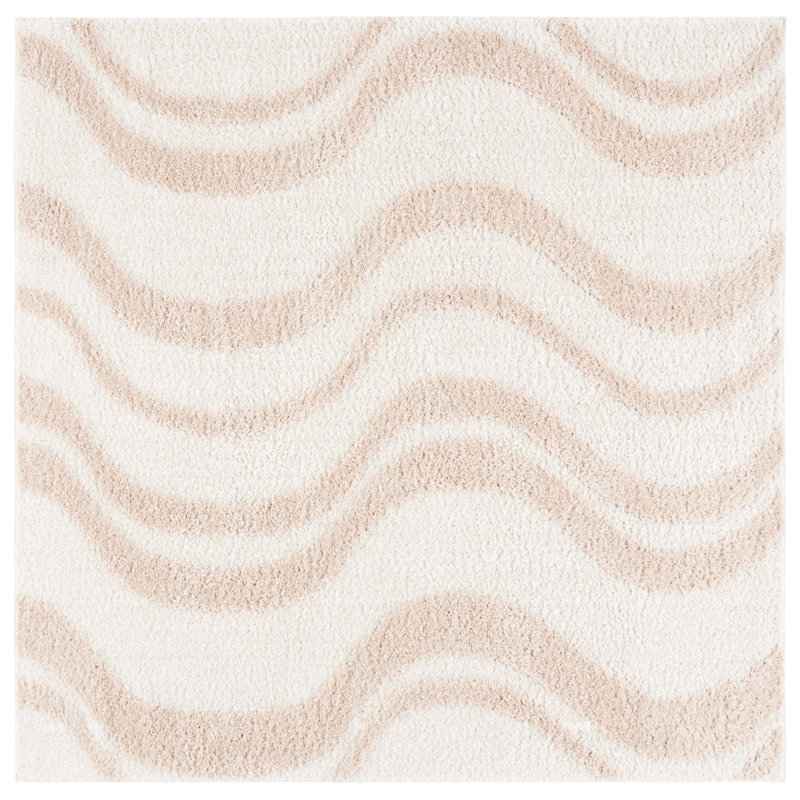 Norway Performance Abstract Rug, Square 6'7"