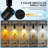 6 Light LED Track Lighting Kit with 6.6FT H Type Slideable Track Rail, Adjustable Position Ceiling Spotlight-120007382