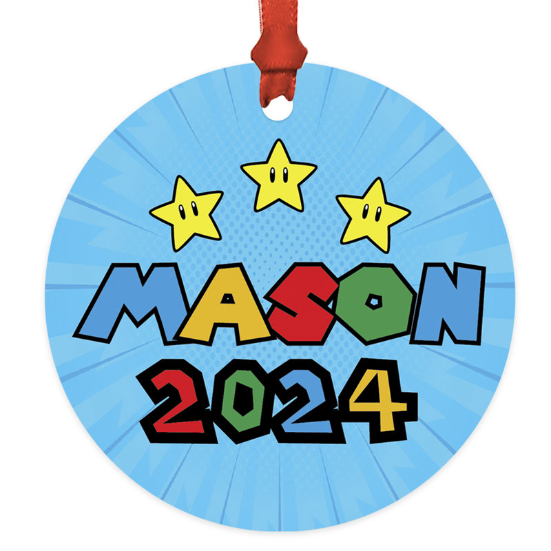 Ornement personnalisé rétro arcade Mario 20xx, Oui