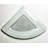 Triangle Glass Corner Shelf with Adjustable Shelves-16073781
