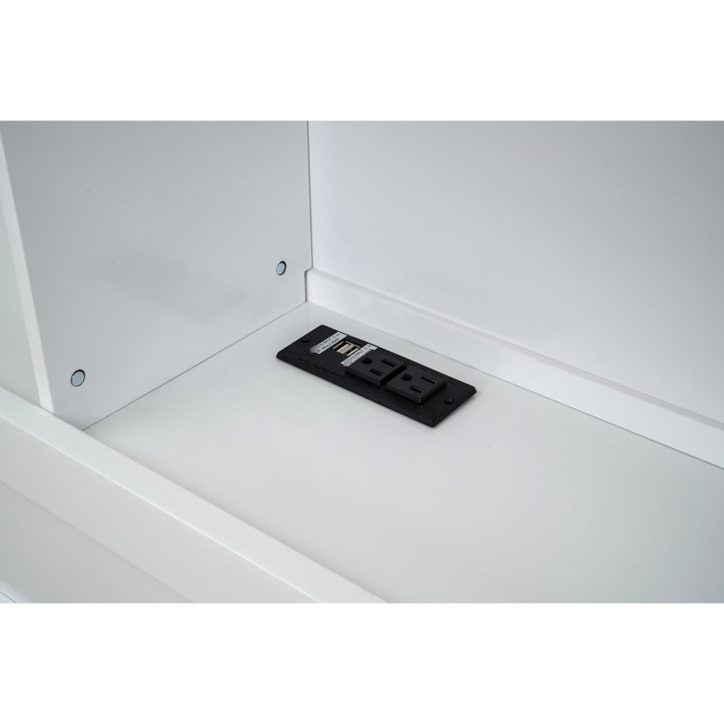 Lit double moderne avec lit gigogne, tiroirs, charge et optimisation de la tête de lit, plateforme blanche dans le système de tiroir