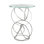 Olympus Glass Top Accent Table