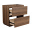 30" Bathroom Vanities with Single Sink Combo, Undermount Bathroom Sink Cabinet with Double drawer-110447417