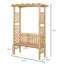Tonnelle de jardin avec banc de jardin