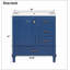 Ensemble de meuble-lavabo moderne 30 po avec meuble-lavabo 30 po-113853983
