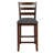 Japhet Upholstered Counter Stool with Solid Wood Frame-619348141