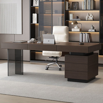Bureau moderne moderne minimaliste fumé