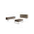 Modern Console Table with Metal Legs, Walnut & Gold Finish, 63.0 x 13.8 x 31.5 inches | 100% Melamine Coated Particle Board, Thickness: 0.7 inches | Stylish & Functional for Living Room & Entryway Décor-582755364