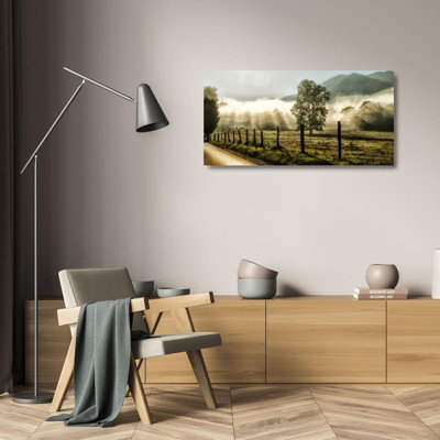 Tête de Lark Manor ™, art sur toile tendue de la galerie Danny: Sunrise in Cades Cove