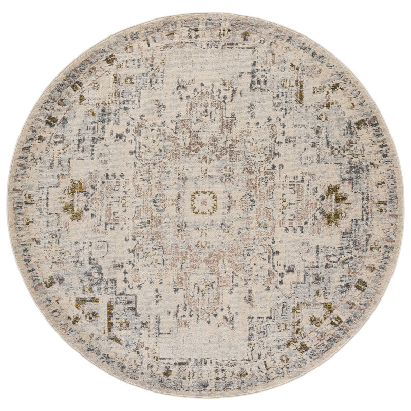 Madison 473 Performance Oriental Rug, Round 6'7"