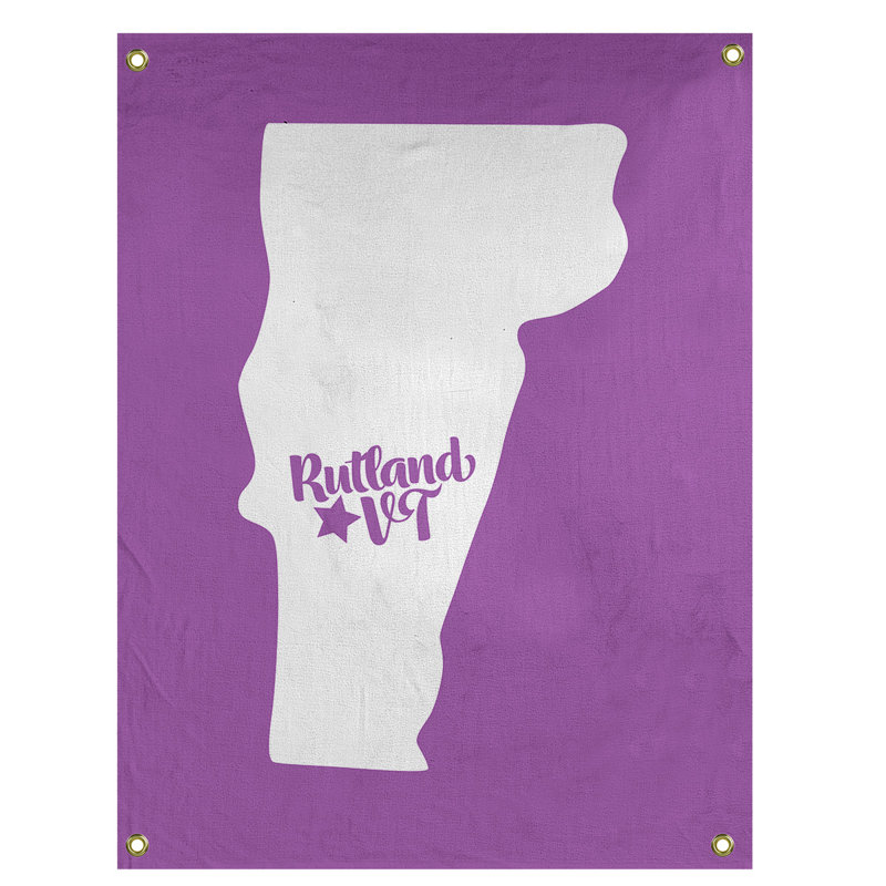 Tapisserie murale vermont rutland, H 36 po x l 26 po, Violet