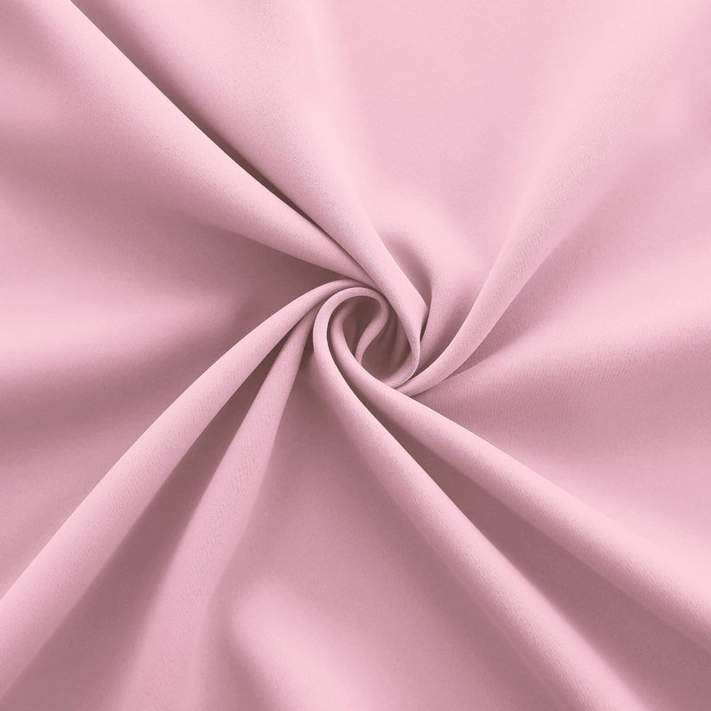 Blackout Curtain Pair, 52" W x 84" L, Pink