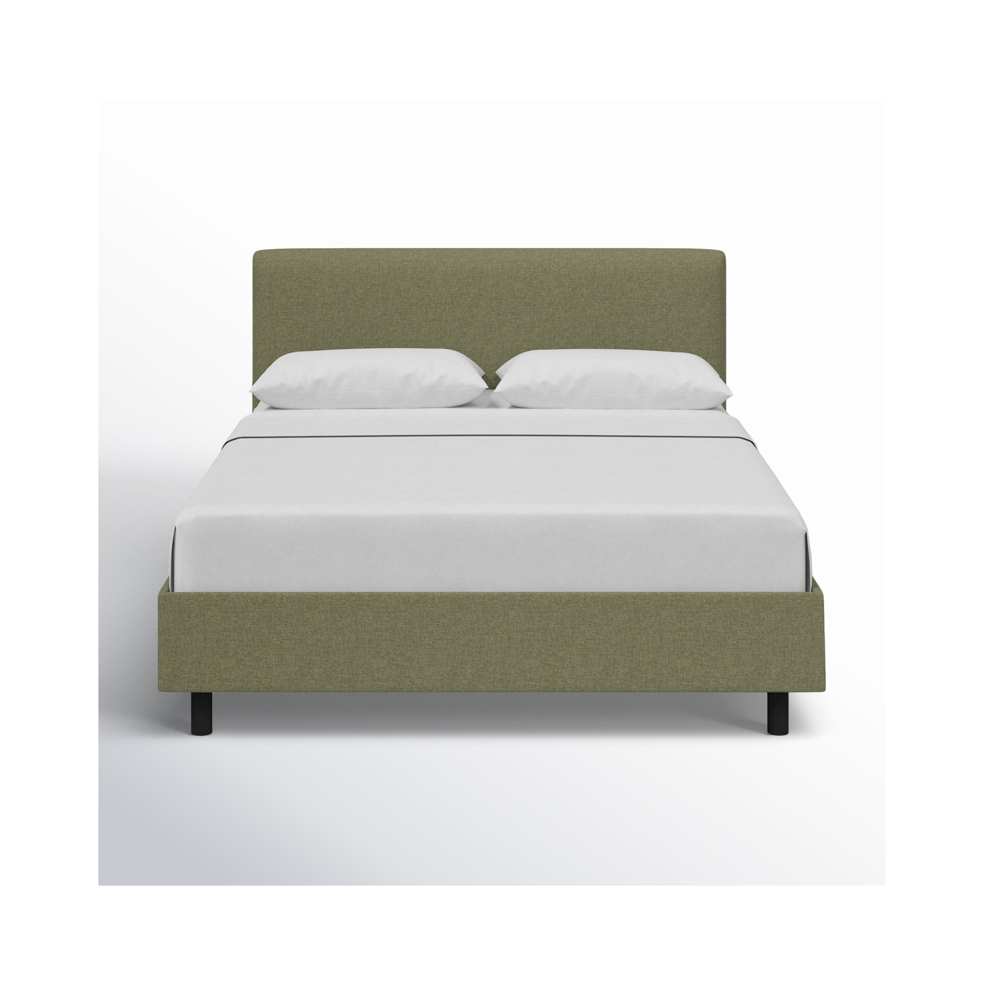 Pyburn Upholstered Bed, Twin, Zuma Laurel Textured Linen
