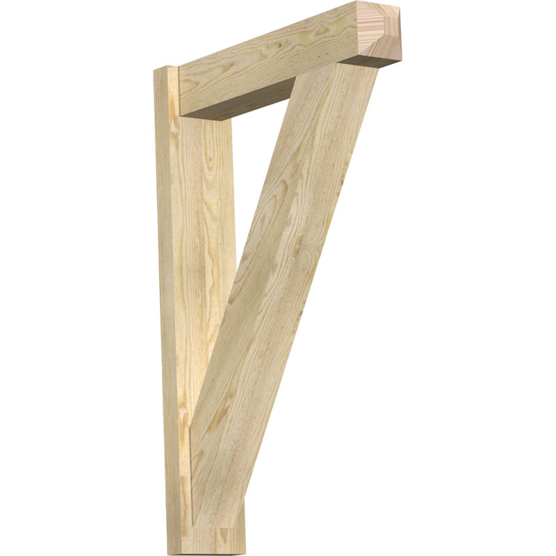 Artisan traditionnel en bois rustique, P 26 po x H 38 po, Sapin Douglas de 6 po (sciage brut)