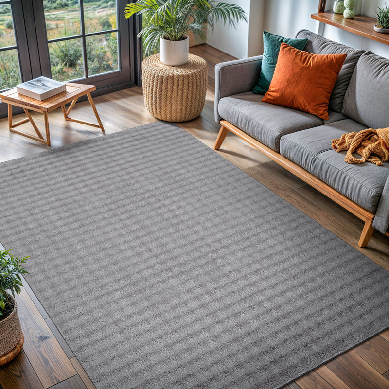 Tapis intérieur antidérapant doux, Rectangulaire 8 pi x 10 pi