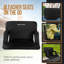 Home-Complete Stadium Chair - Padded Seat with Back Support, Armrests, Recline, Portable Straps