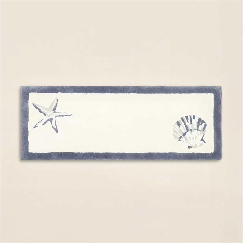 Long Rectangular Bath Mat, 100% Cotton
