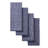 MARTHA STEWART Honeycomb Chambray Textured Kitchen Towel 4-Pack Set Natural 16"x28"-110478078