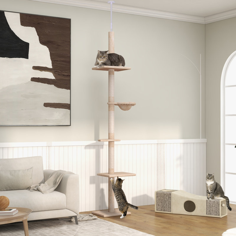 Arbre à chat ou condo 102 po Wilhelmina, Beige