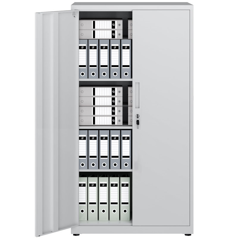 2 -Door Storage Cabinet, Light Grey