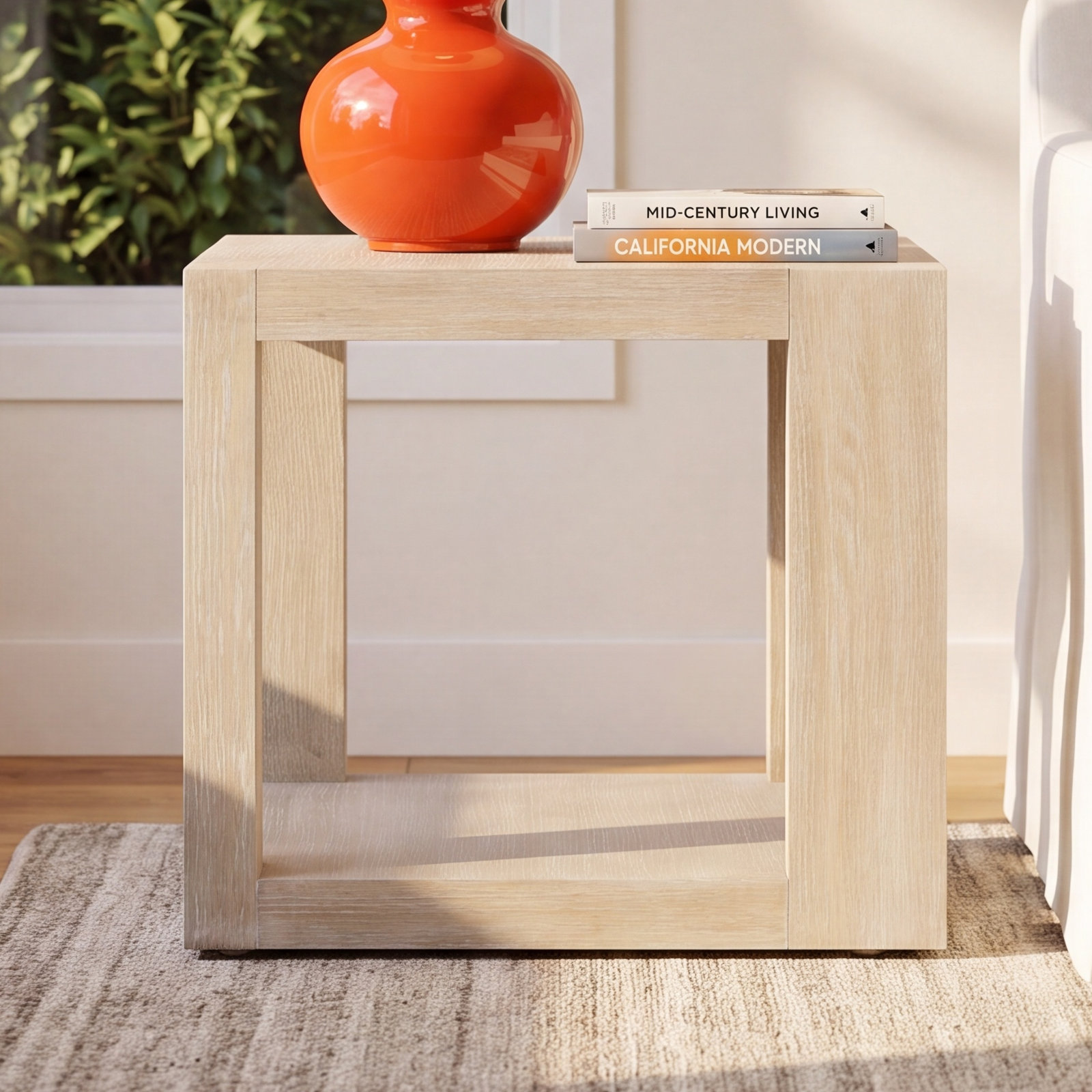 Solid Wood End Table