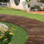 Allée de jardin en bois de cèdre pour l'extérieur-891782596-891782599
