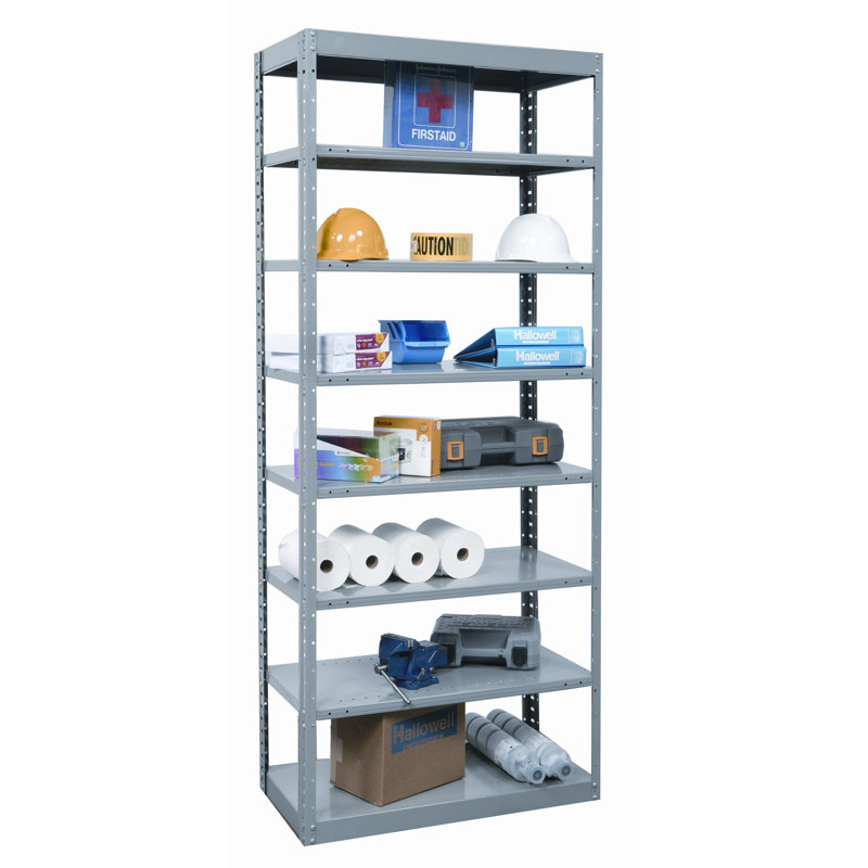 Rayonnage à 8 tablettes Hi-Tech, l 36 po x P 24 po