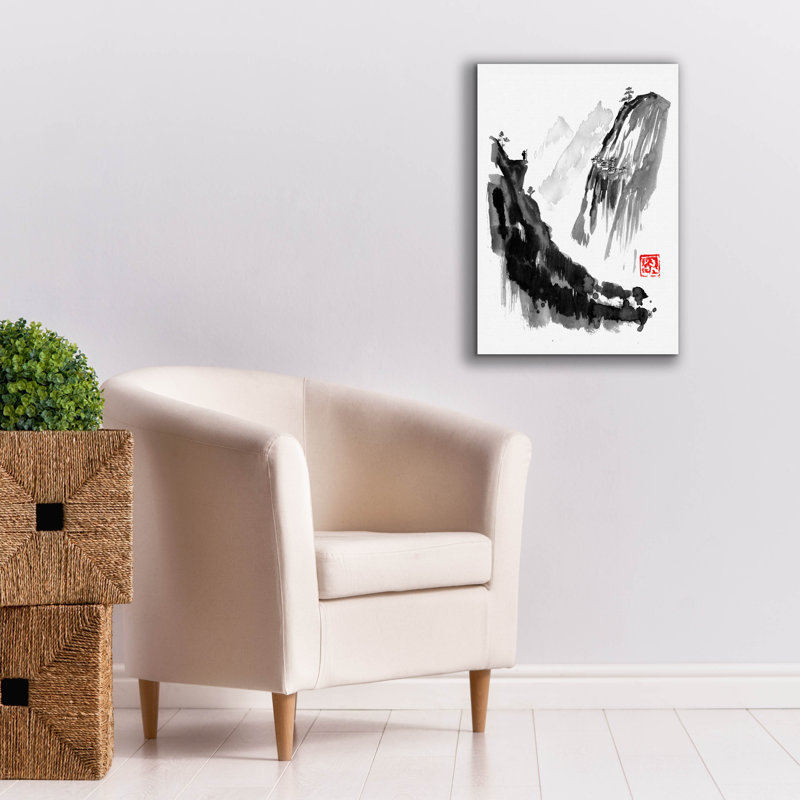 «The Traveller 02» par Pechane, art mural sur toile, H 26 po x l 18 po x P 0,75 po