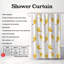 Rideau de douche standard 1 pièce Chill Banana Vibes-346339803