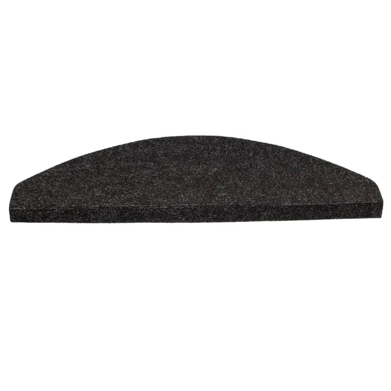 Cuesta Anthracite Stair Tread, Half-Round 22.5cm x 65cm