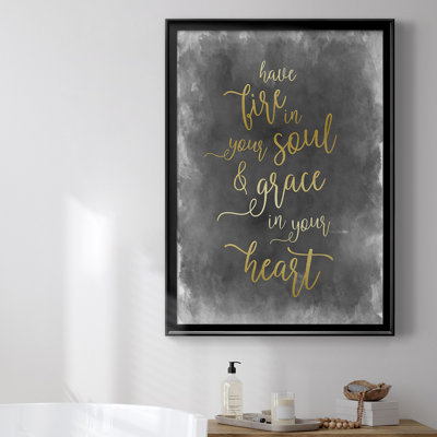 12_Fire In Your Soul, toile encadrée de qualité supérieure